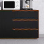 Modern Wooden Sideboard with Drawers for Kitchen