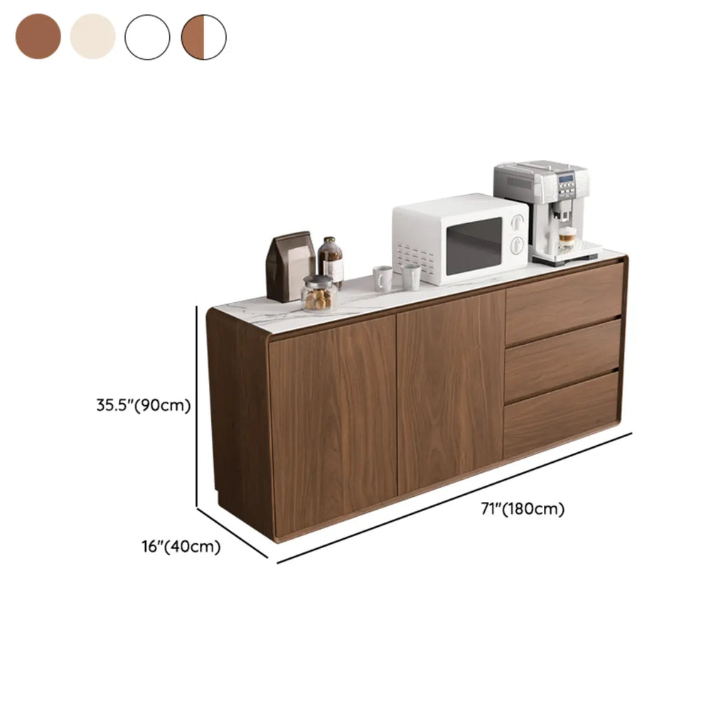 Modern Wooden Sideboard with Drawers for Kitchen