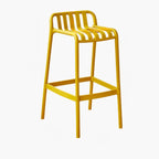 Minimalist Plastic Counter Bar Stool Outdoor Indoor