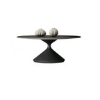 White Round Nesting Coffee Table with Modern Simple Style