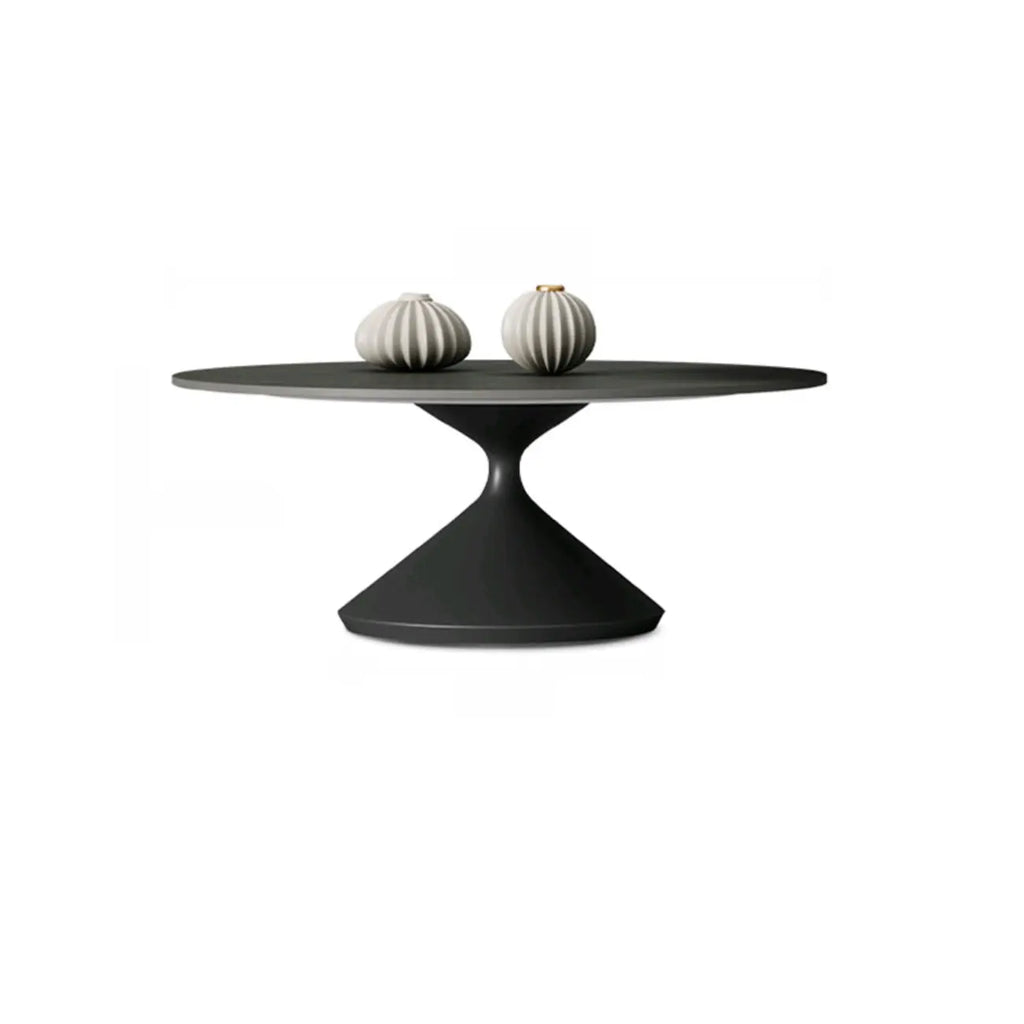White Round Nesting Coffee Table with Modern Simple Style