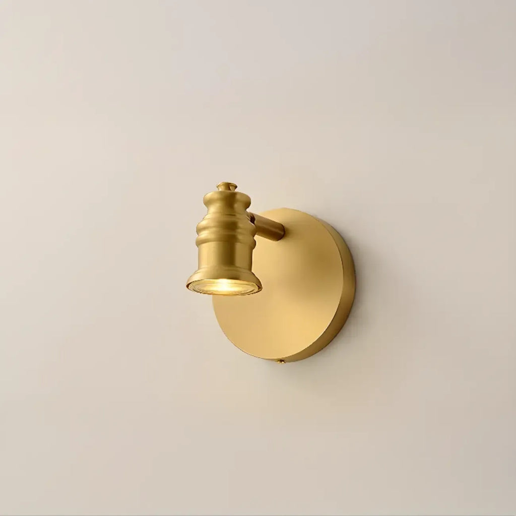 Antique Copper Gold Bath Vanity Light Fixture Hardwired