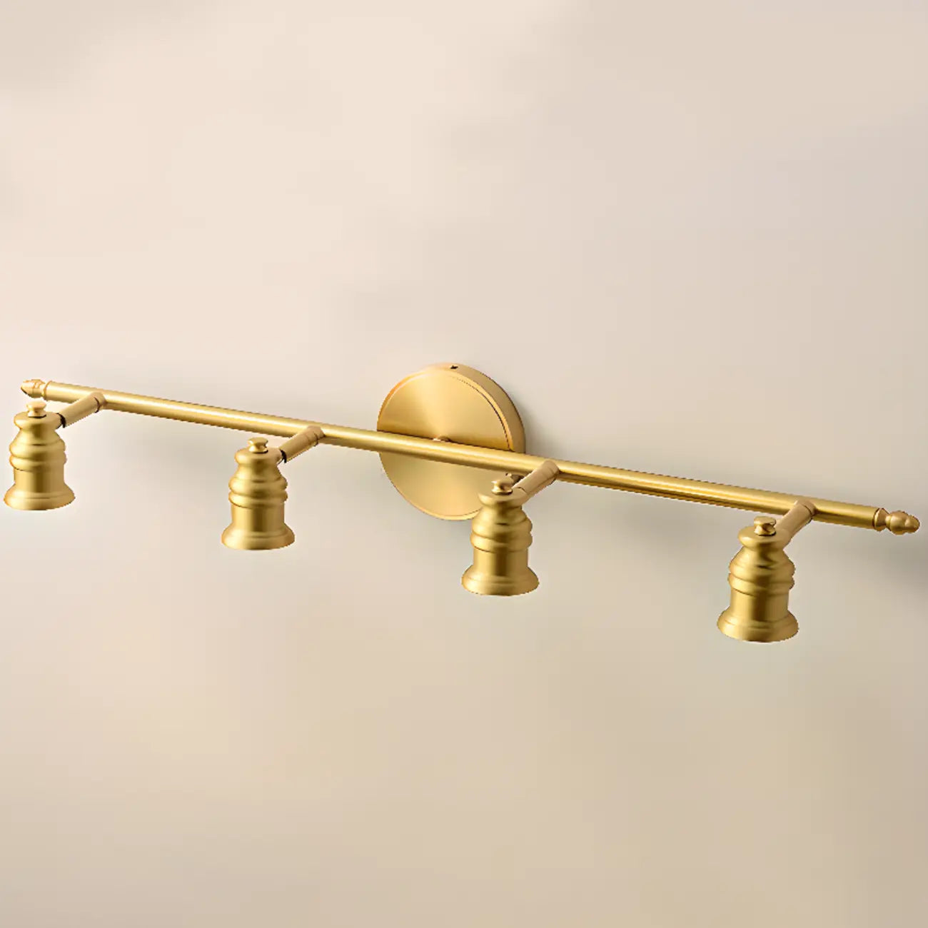 Antique Copper Gold Bath Vanity Light Fixture Hardwired