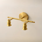 Antique Copper Gold Bath Vanity Light Fixture Hardwired