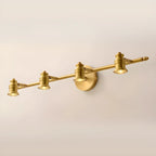 Antique Copper Gold Bath Vanity Light Fixture Hardwired