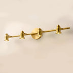 Antique Copper Gold Bath Vanity Light Fixture Hardwired