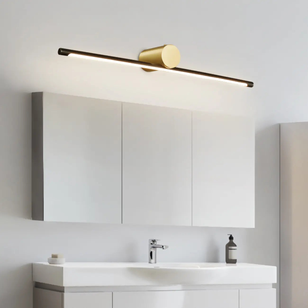 1-light Modern LED Bathroom Vanity Light Above Mirror