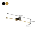 1-light Modern LED Bathroom Vanity Light Above Mirror