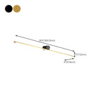 1-light Modern LED Bathroom Vanity Light Above Mirror