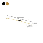 1-light Modern LED Bathroom Vanity Light Above Mirror