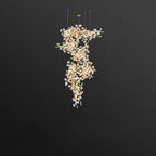 Luxury Adjustable Leaf  Chandelier for Open Spaces