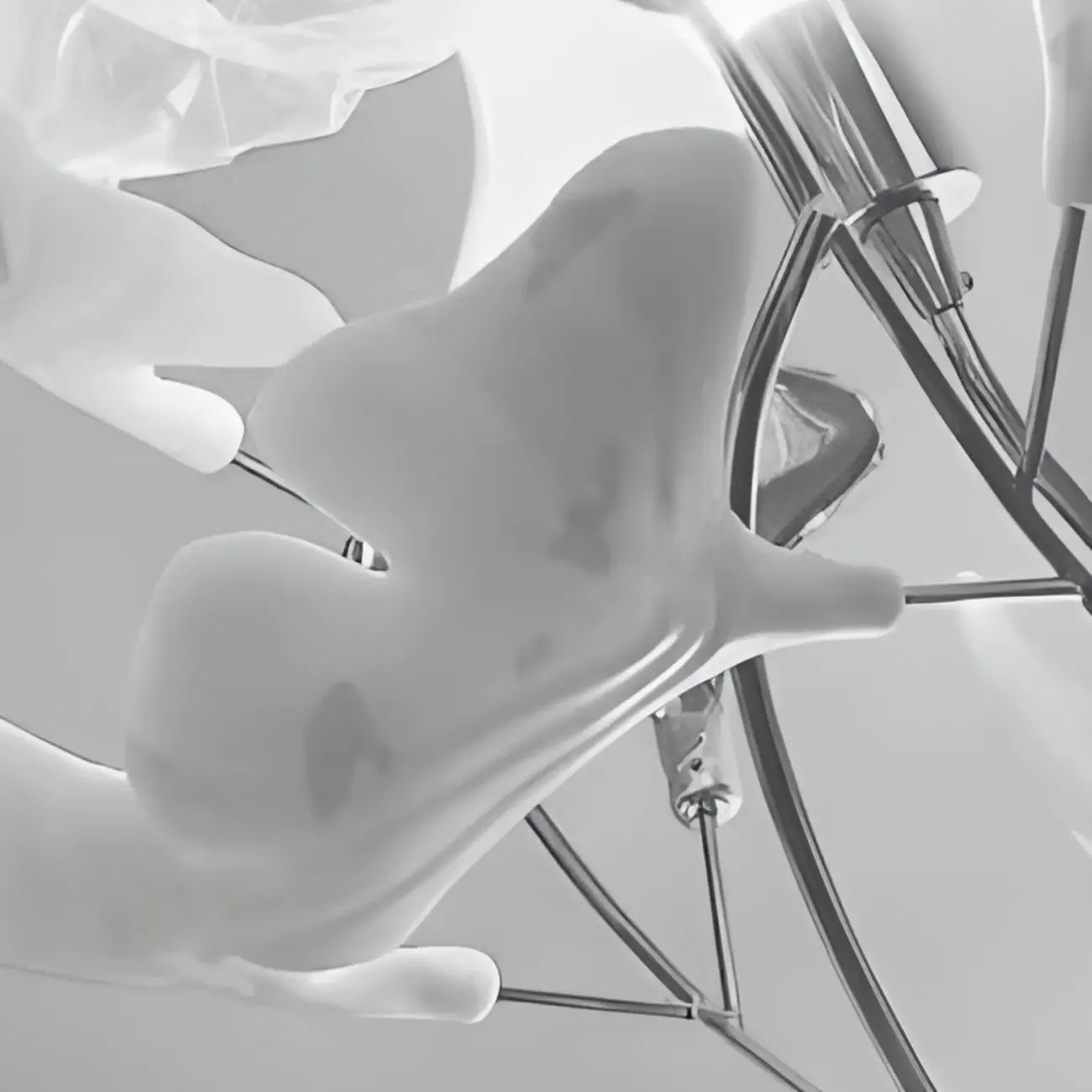 Luxury Adjustable Leaf  Chandelier for Open Spaces
