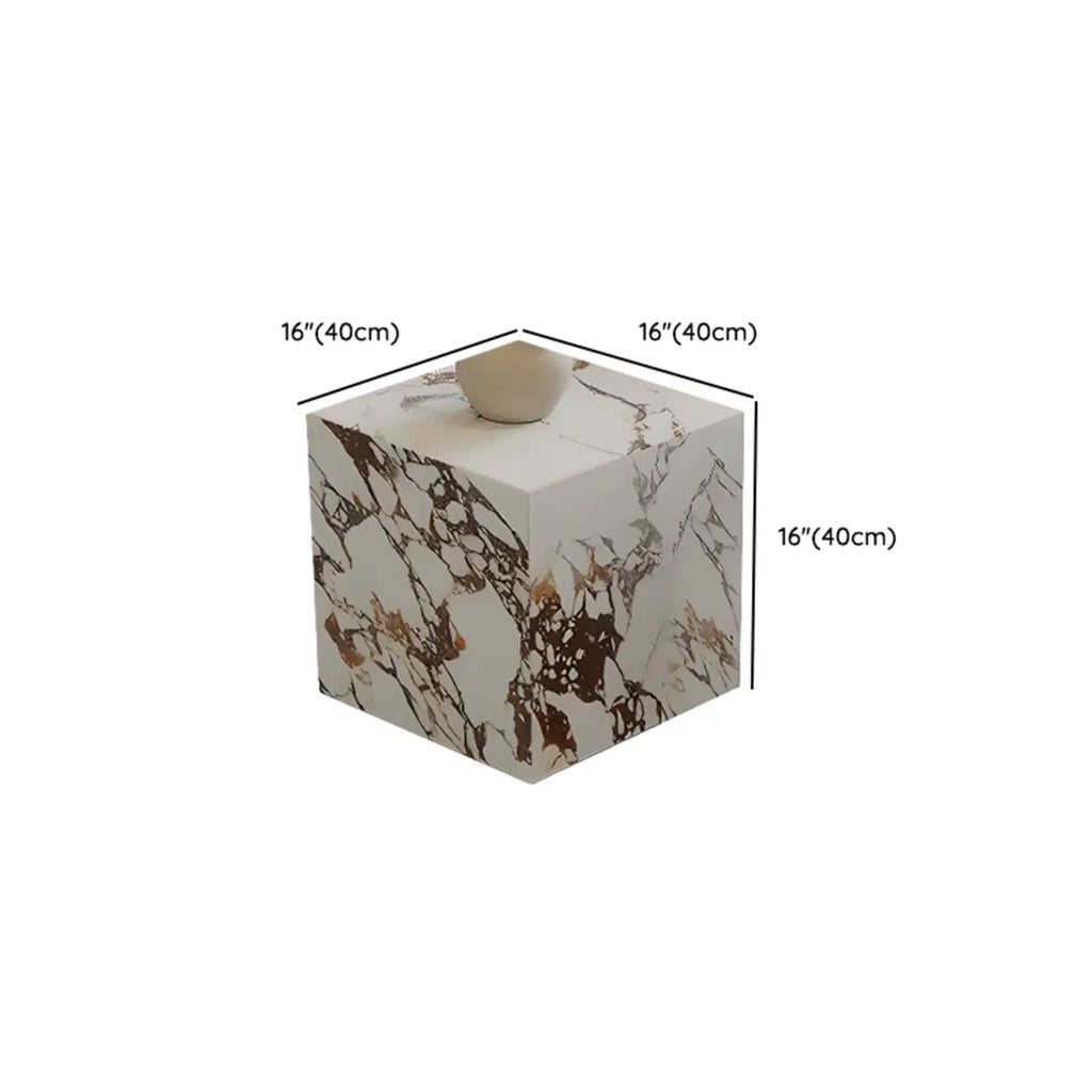 Modern Wooden  Coffee Table Set with Square Design