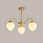 3/5/8-Light Modern Globe Ceiling Chandelier with Glass Shades