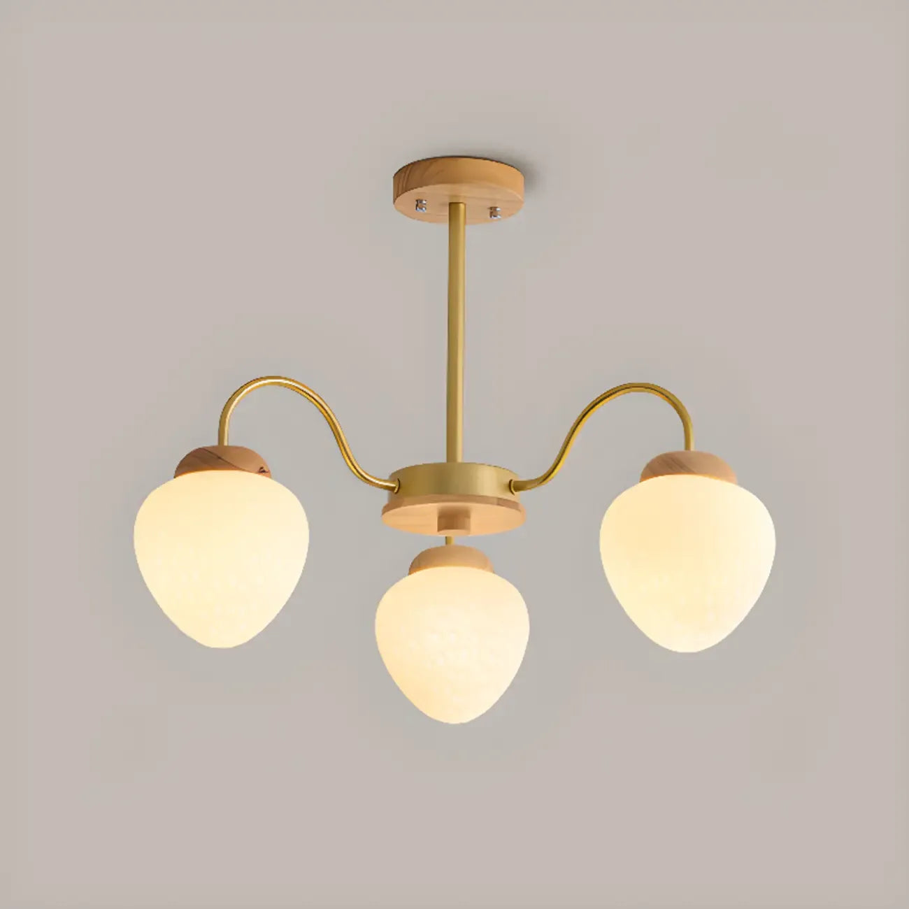 3/5/8-Light Modern Globe Ceiling Chandelier with Glass Shades