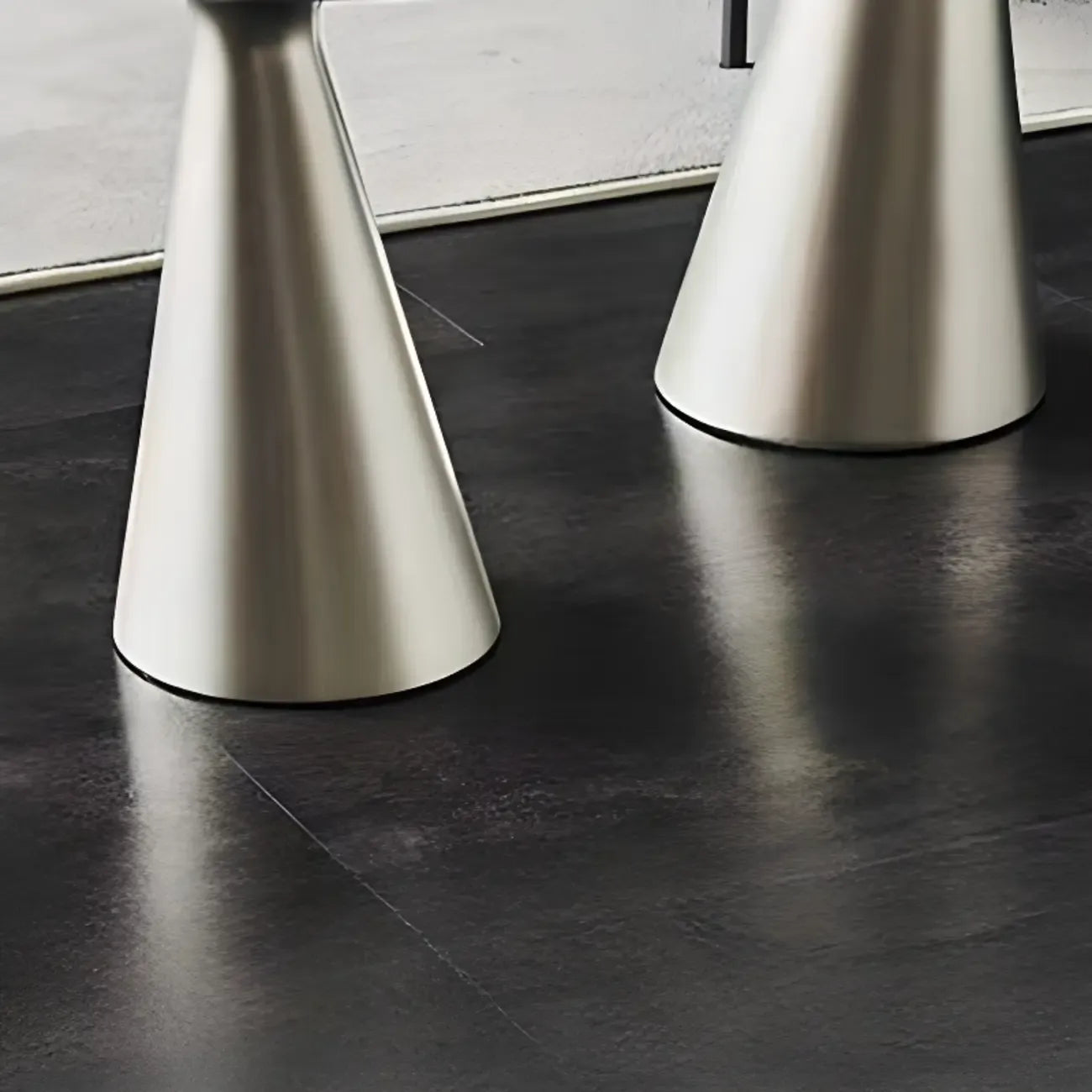 Modern Round Metal and Glass Side Table for Living Room