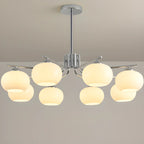 Modern Glass Globe Chandelier Adjustable Hanging Length