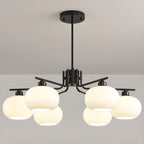 Modern Glass Globe Chandelier Adjustable Hanging Length