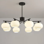Modern Glass Globe Chandelier Adjustable Hanging Length
