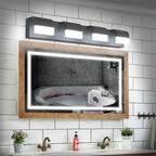 Bathroom Vanity Wall Lights Over Mirror with Lampshade