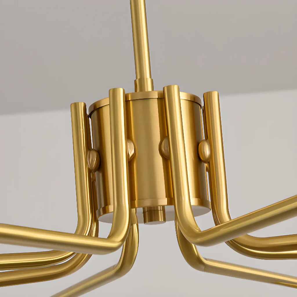Modern Glass Globe Chandelier Adjustable Hanging Length