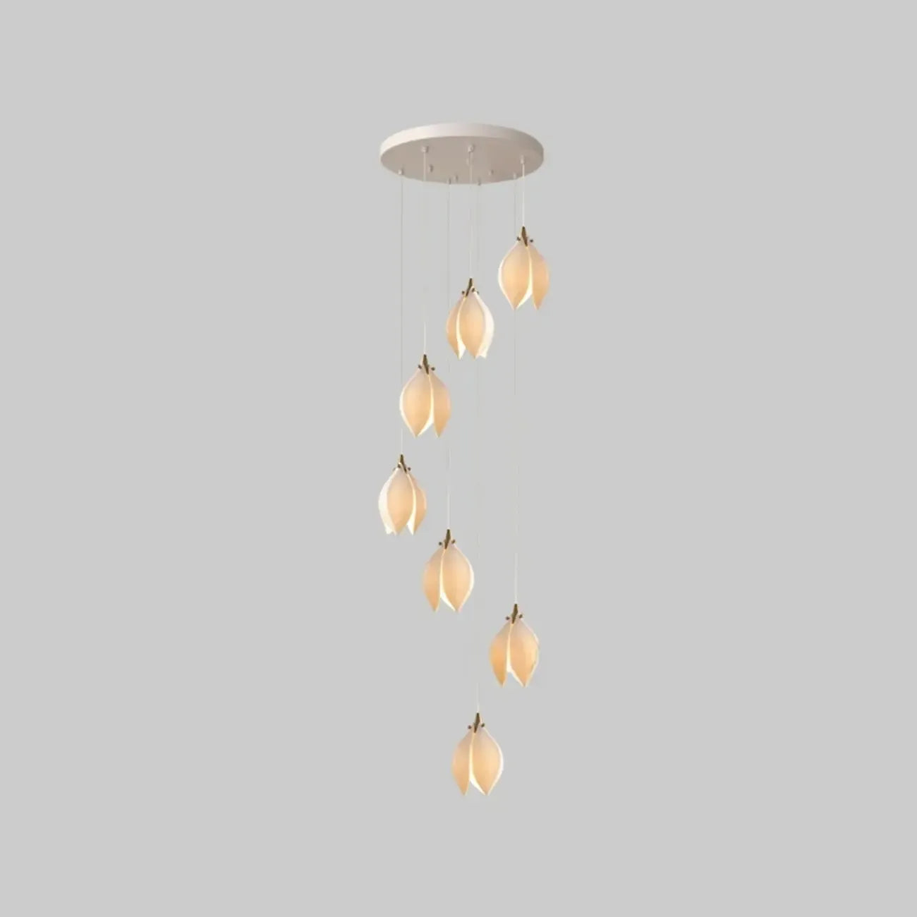 Elegant Ceramic Bud Shape LED Pendant Lamp