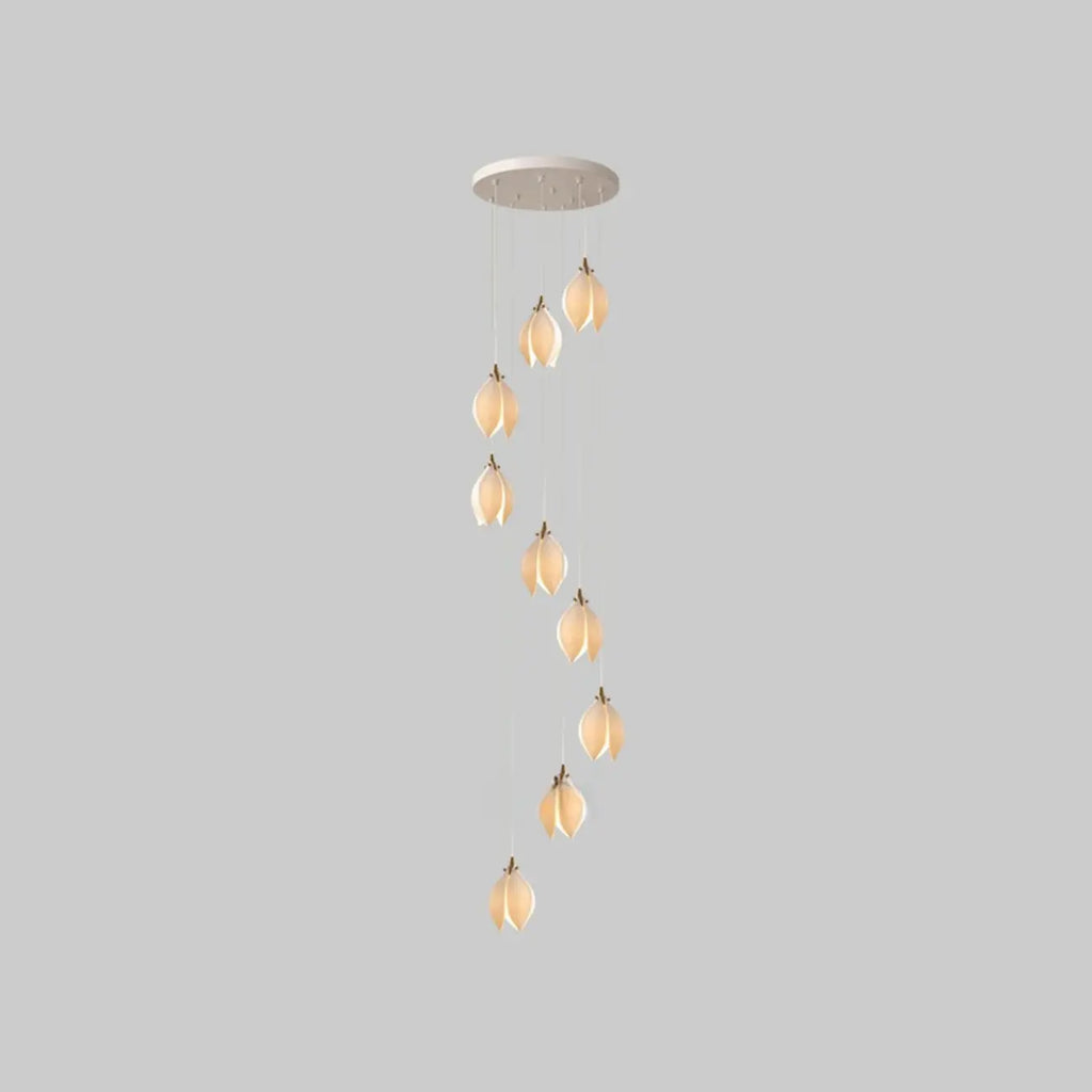 Elegant Ceramic Bud Shape LED Pendant Lamp