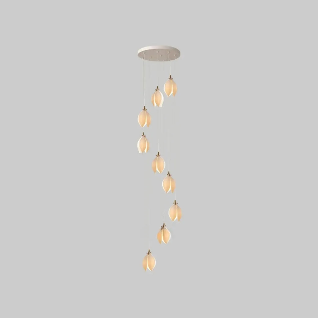 Elegant Ceramic Bud Shape LED Pendant Lamp