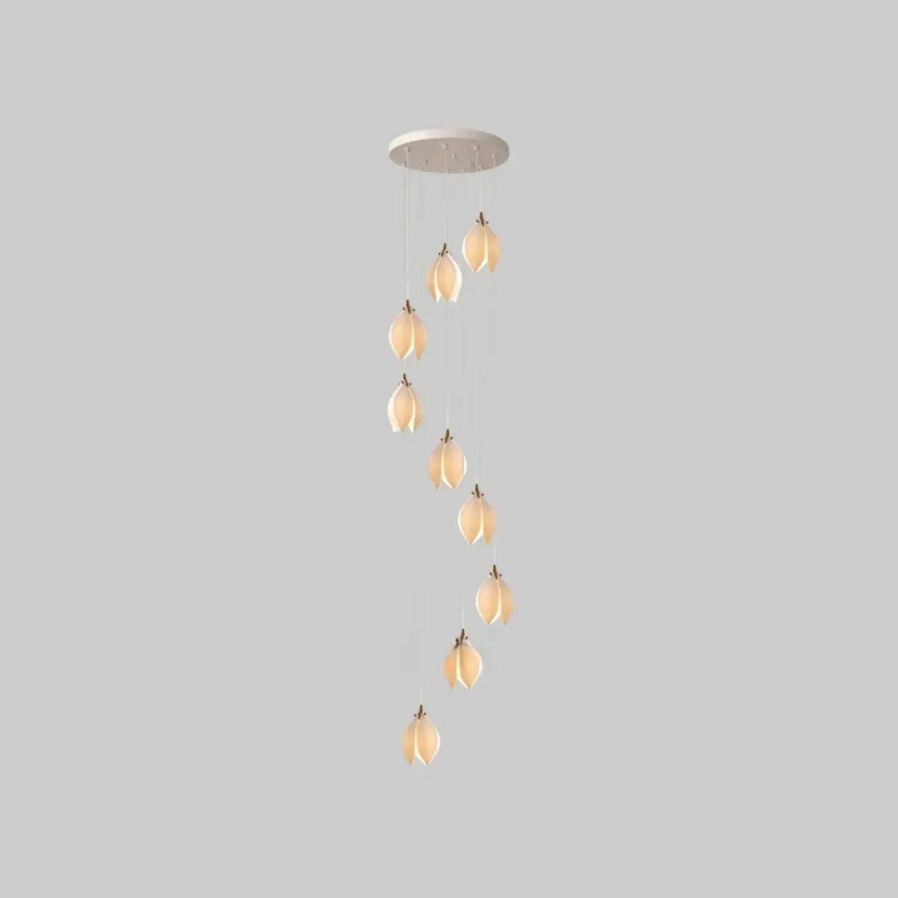 Elegant Ceramic Bud Shape LED Pendant Lamp