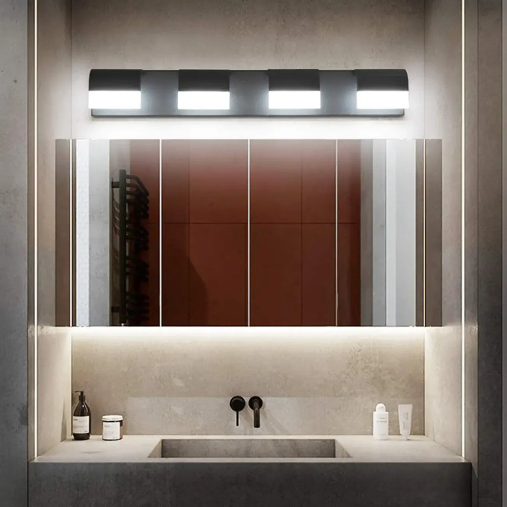 Bathroom Vanity Wall Lights Over Mirror with Lampshade