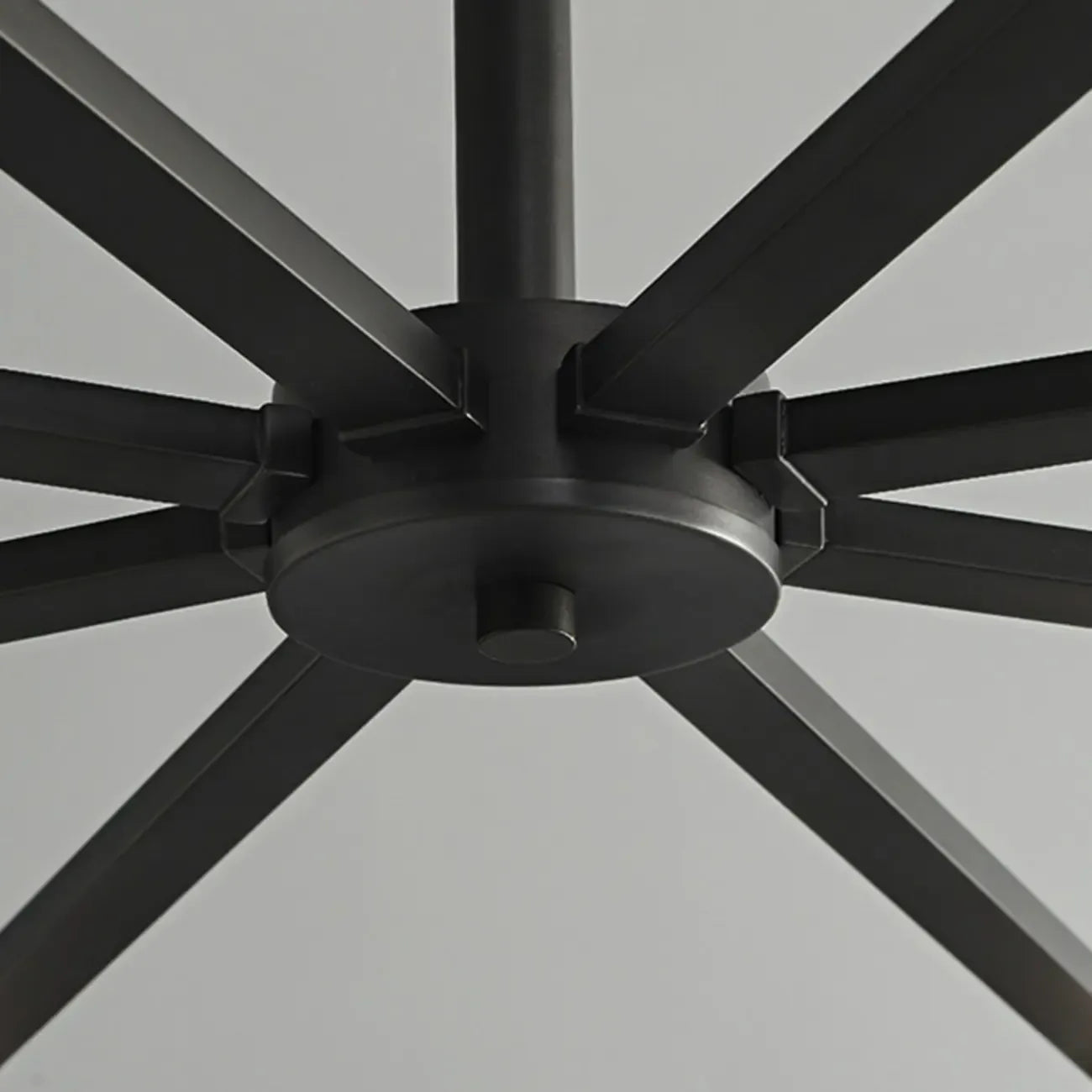 Geometric Adjustable Black Metal Clear Glass Chandelier