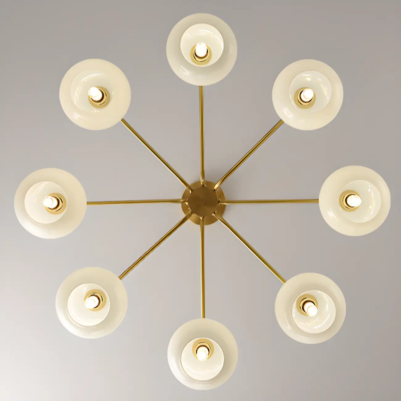 Modern Glass Globe Chandelier Adjustable Hanging Length