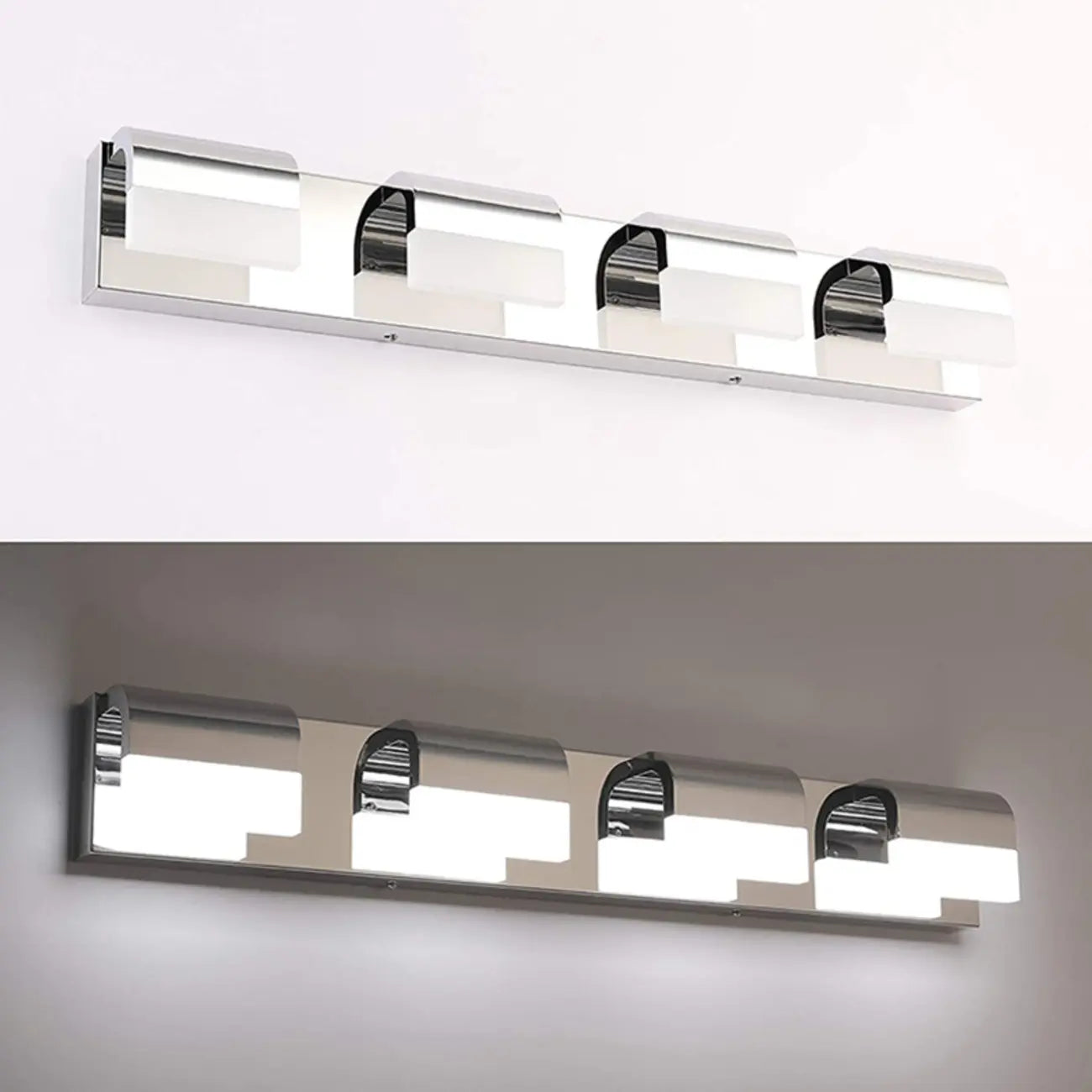 Bathroom Vanity Wall Lights Over Mirror with Lampshade