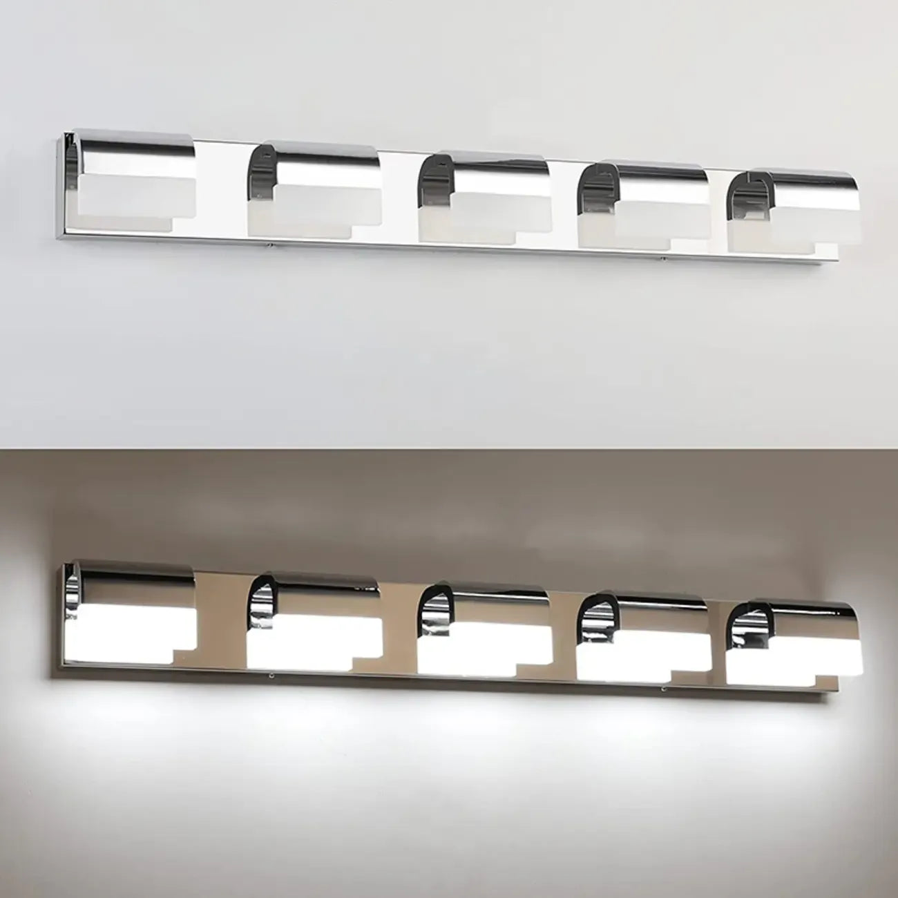 Bathroom Vanity Wall Lights Over Mirror with Lampshade