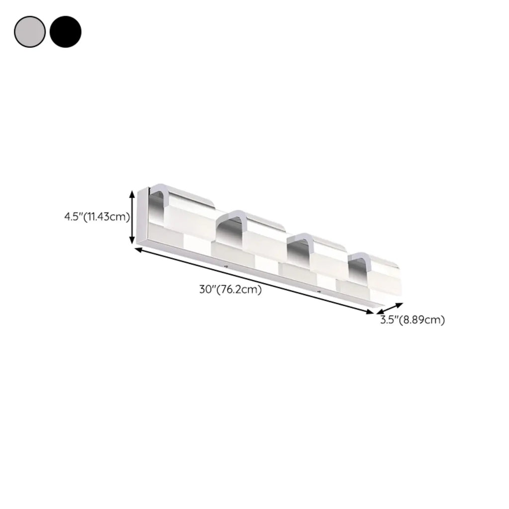 Bathroom Vanity Wall Lights Over Mirror with Lampshade