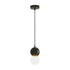 Contemporary Home Decor Beaded Milky Glass Pendant Light