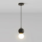 Contemporary Home Decor Beaded Milky Glass Pendant Light