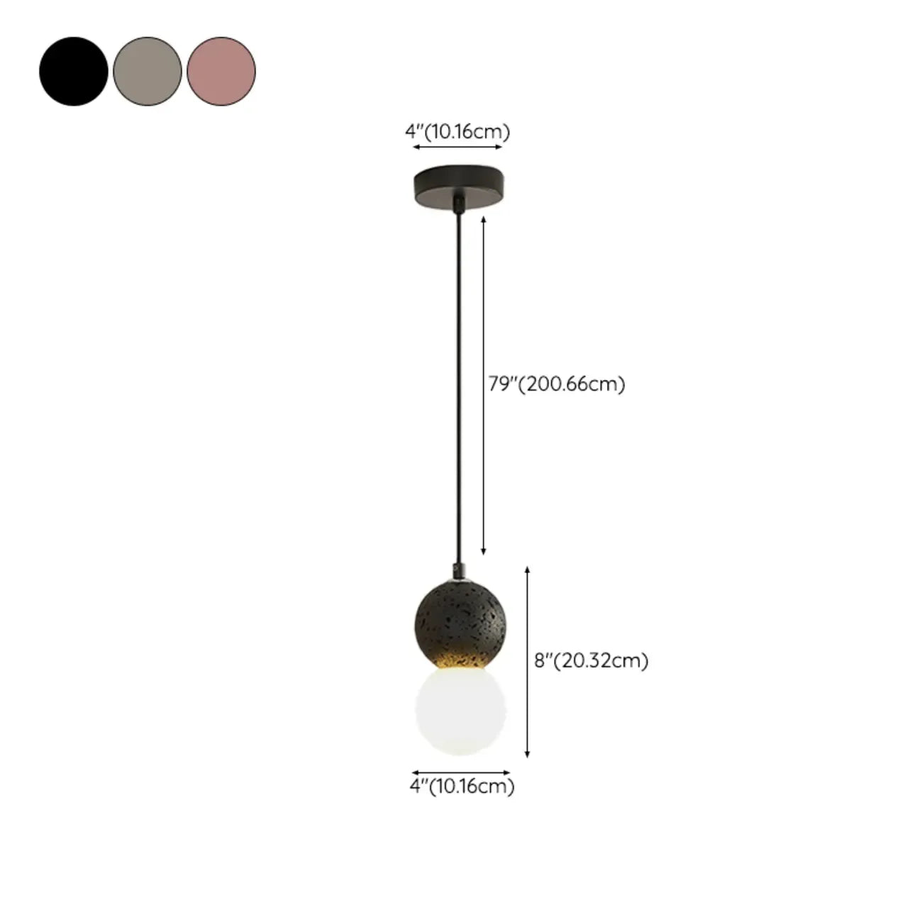 Contemporary Home Decor Beaded Milky Glass Pendant Light