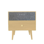 Unique Coloer Block Bedside Storage Table with Stable Legs