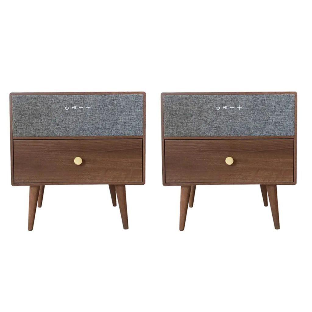 Unique Coloer Block Bedside Storage Table with Stable Legs