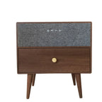 Unique Coloer Block Bedside Storage Table with Stable Legs