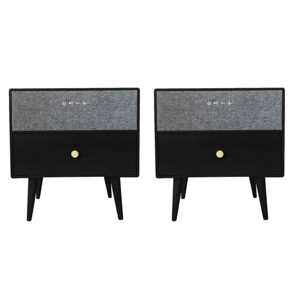 Unique Coloer Block Bedside Storage Table with Stable Legs