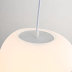 Designer Cream Resin Pebble Pendant Lamp for Dining Room
