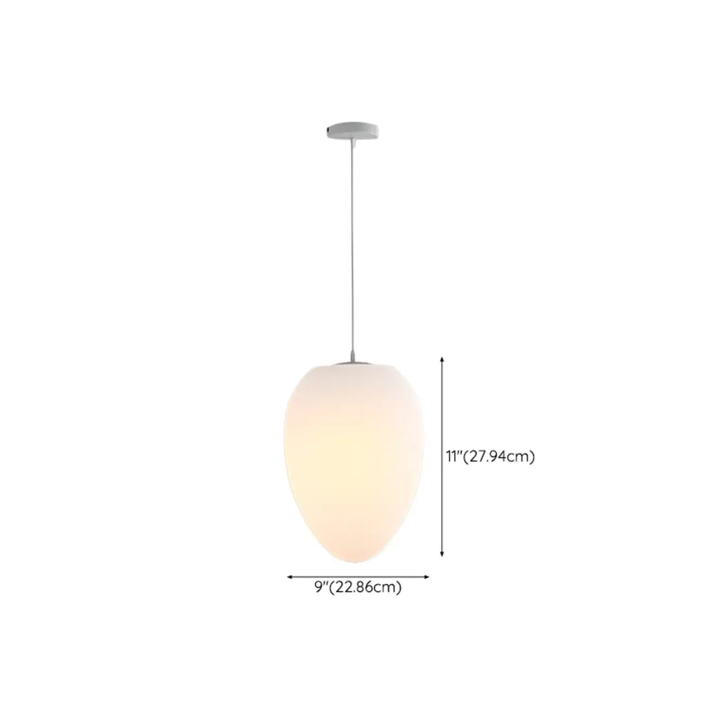 Designer Cream Resin Pebble Pendant Lamp for Dining Room