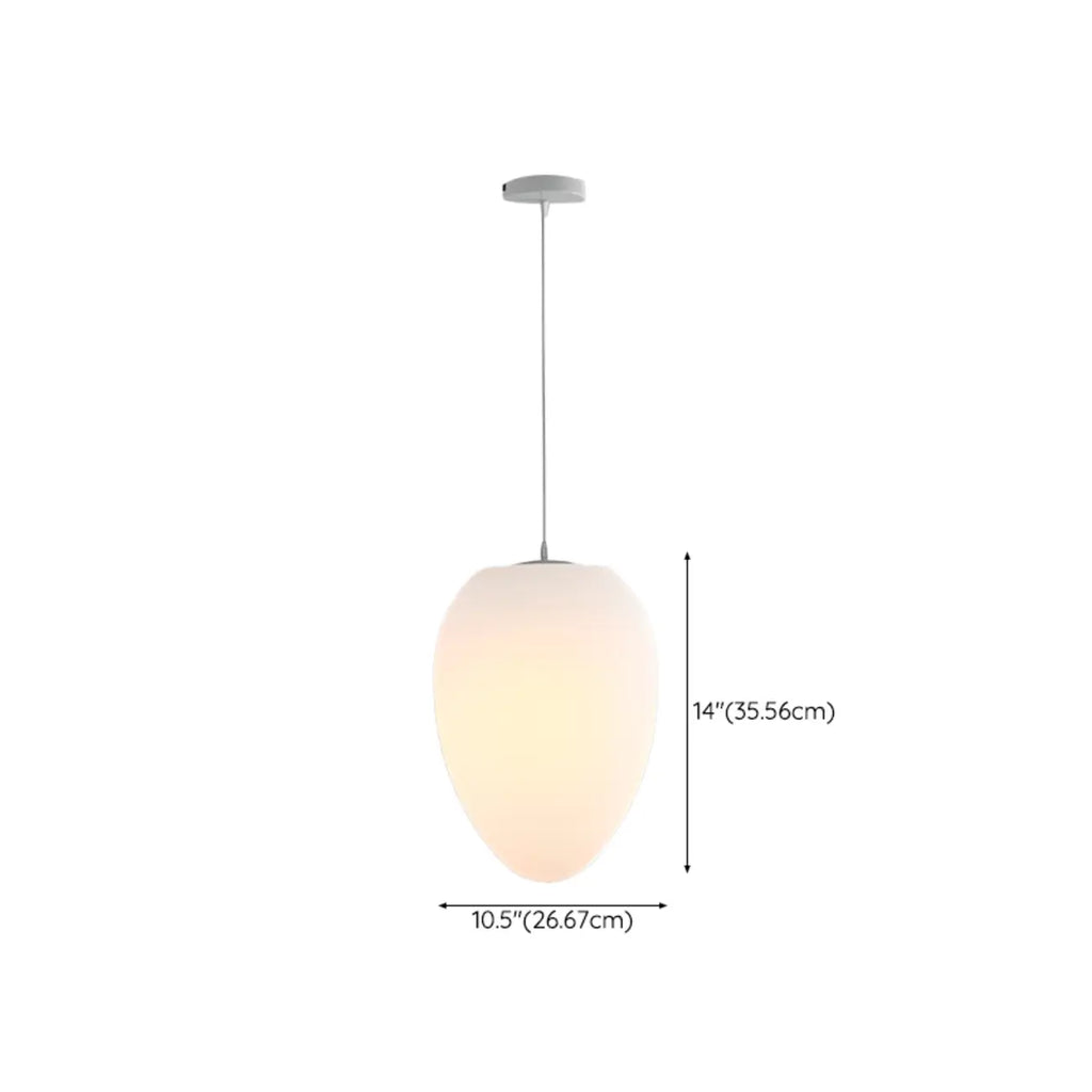 Designer Cream Resin Pebble Pendant Lamp for Dining Room