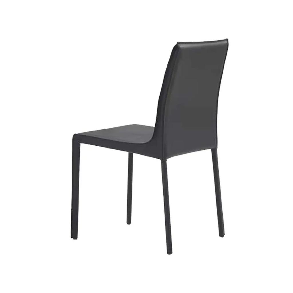 Modern Faux Leather Armless Dining Chair for Kitchen