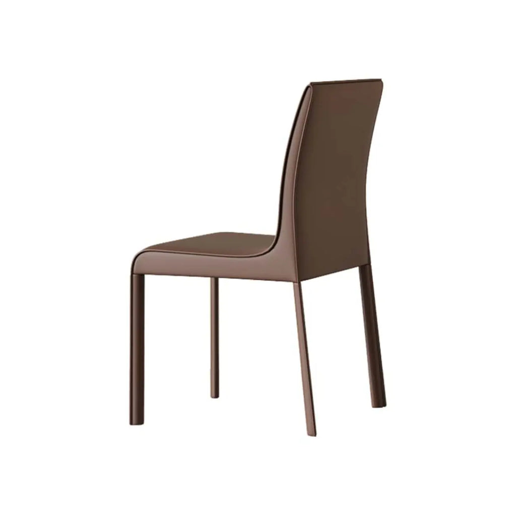 Modern Faux Leather Armless Dining Chair for Kitchen