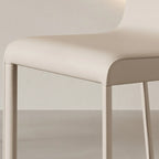 Modern Faux Leather Armless Dining Chair for Kitchen