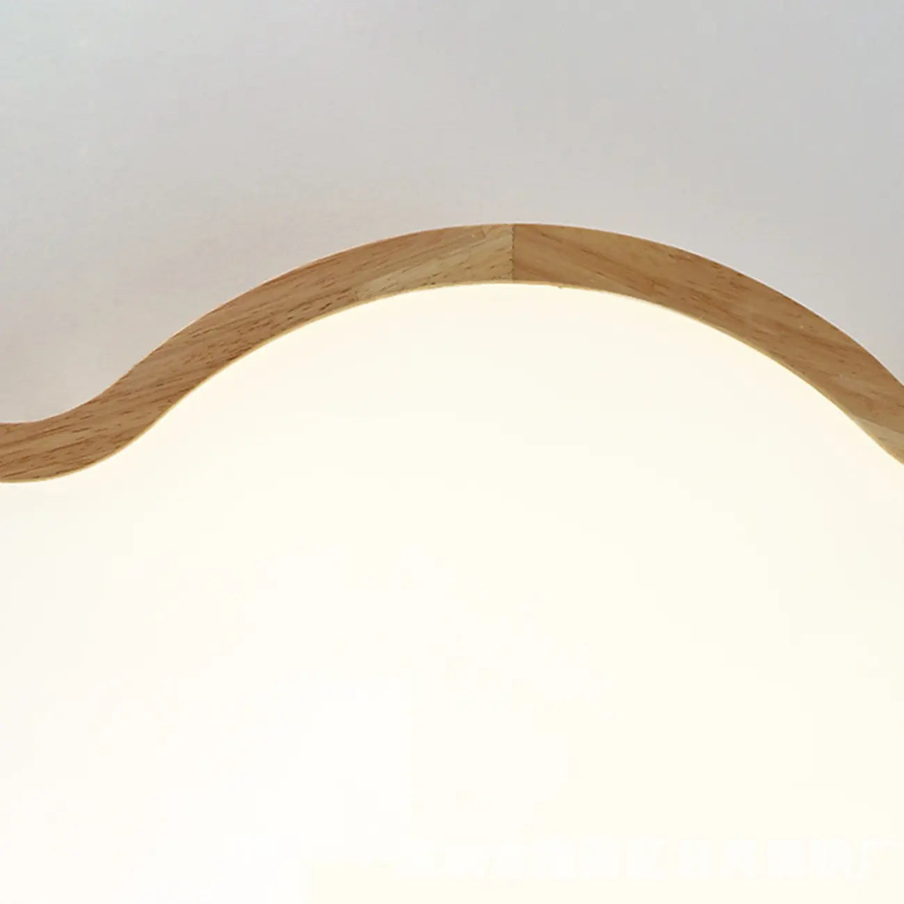 Elegant Natural Finish Star Flush Ceiling Light for Bedroom