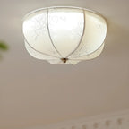 Elegant Drum-Shaped Fabric Ceiling Light for Home Interior